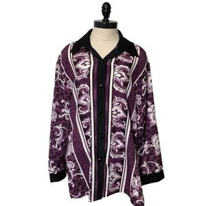 GRAVER STUDIO Vintage Button Down Blouse - Size M‎